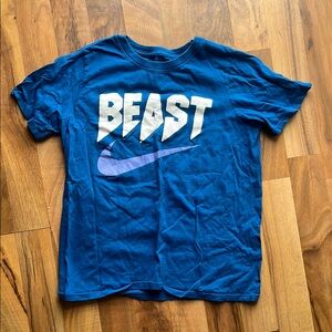 Nike Blue Short Sleeve Beast Tee